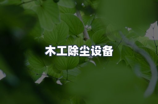 木工除尘设备